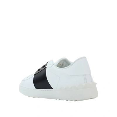 Shop Valentino Garavani  Garavani Open Leather Sneakers