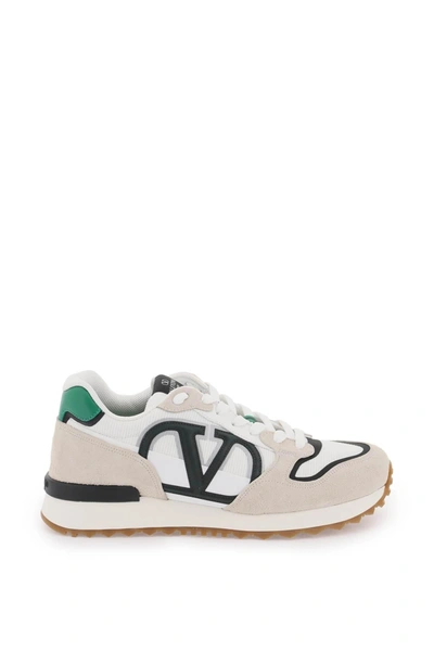 Shop Valentino Garavani Vlogo Pace Low Top Sneakers