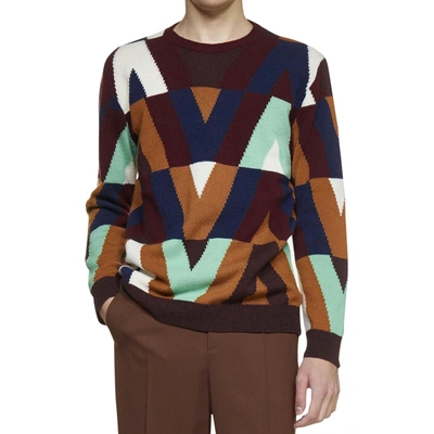 Shop Valentino Wool And C Mere Sweater