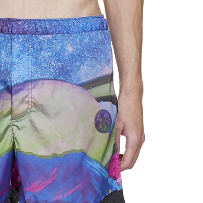 Shop Valentino Water Sky Swim Shorts