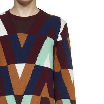 Shop Valentino Wool And C Mere Sweater