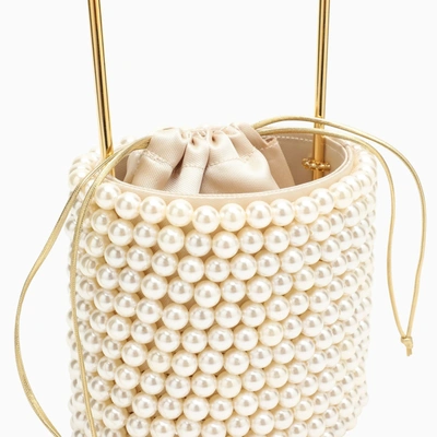Shop Vanina Gold Mini Bucket With Pearls