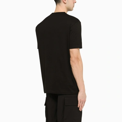 Shop Versace Black Graphic T Shirt