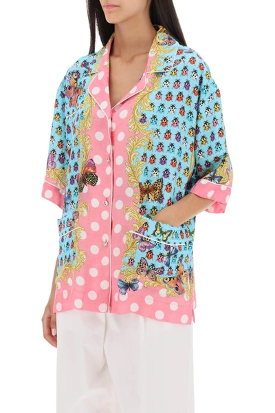 Shop Versace Butterflies & Ladybugs Short Sleeve Shirt