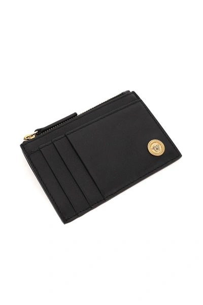 Shop Versace Medusa Zipped Cardholder