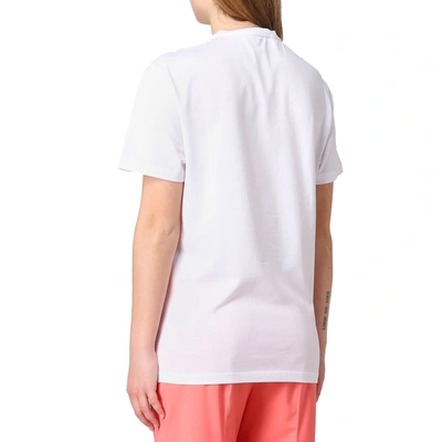 Shop Versace Logo Cotton T Shirt