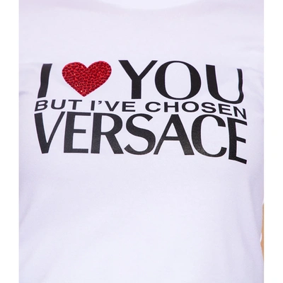 Shop Versace Printed Logo T Shirt