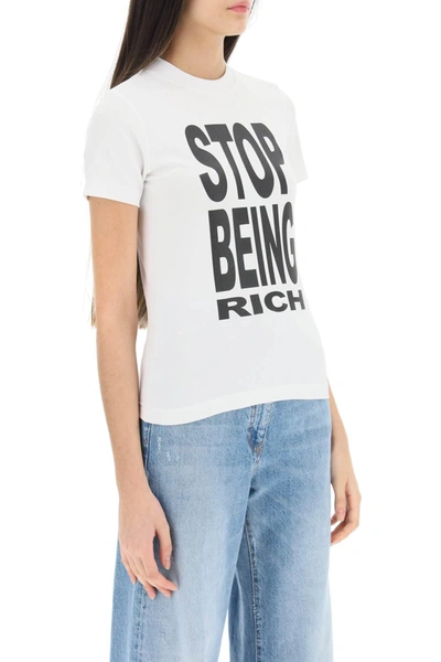 Shop Vetements 'stop Being Rich' Slim Fit T Shirt