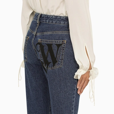 Shop Vivienne Westwood Blue Slim Denim Jeans
