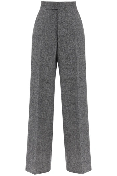 Shop Vivienne Westwood Lauren Trousers In Donegal Tweed