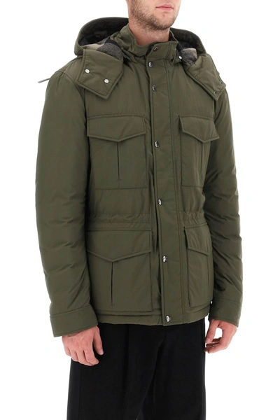 Shop Woolrich 'aleutian' Hooded Field Jacket
