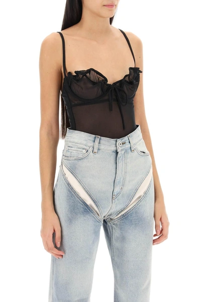 Shop Y/project Y Project Wired Mesh Bodysuit