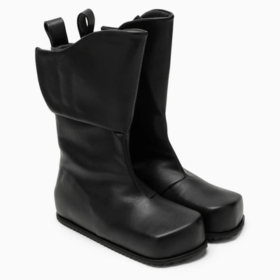 Shop Yume Yume High Black Faux Leather Boot