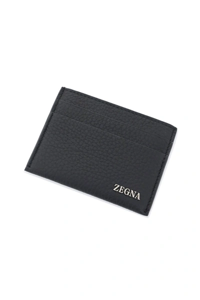 Shop Zegna Leather Cardholder