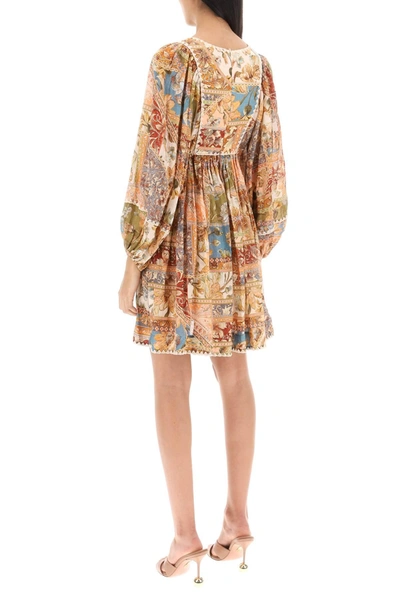 Shop Zimmermann Chintz Billow Mini Dress