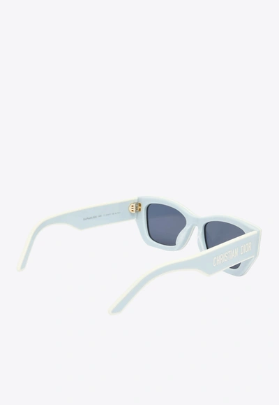 Shop Dior Pacific S2u Square Sunglasses In Light Blue