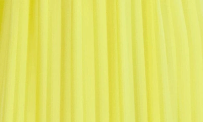 Shop Julia Jordan Stripe Cold Shoulder Tiered Maxi Dress In Yellow