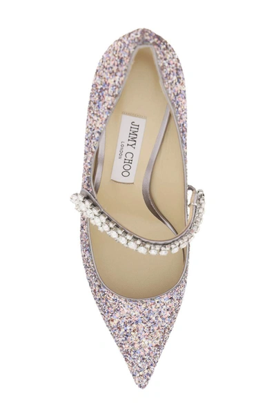 Shop Jimmy Choo Bing 65 Pumps With Glitter And Crystals In Multicolor