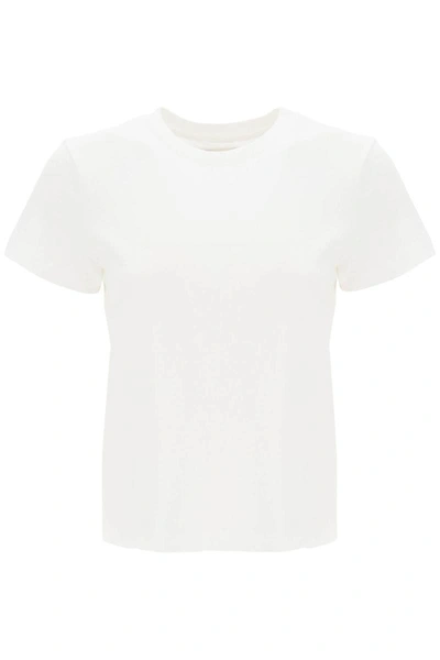 Shop Khaite Emmylou Crew-neck T-shirt In White