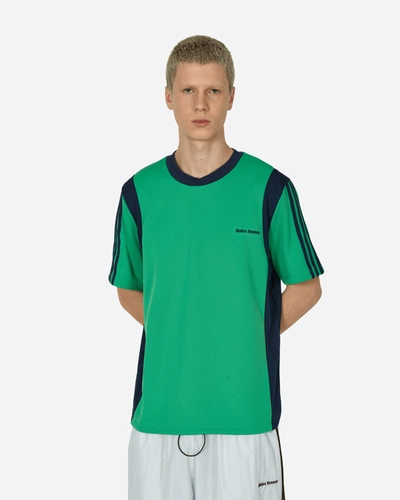 Shop Adidas Originals Wales Bonner Football T-shirt Vivid In Green
