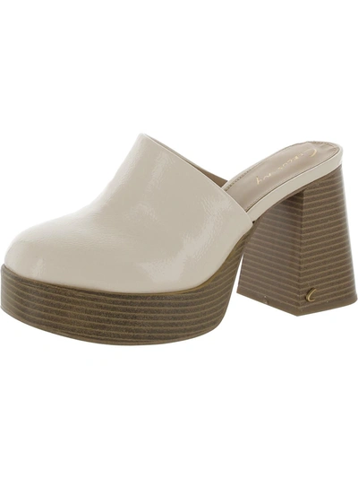 Shop Circus By Sam Edelman Shay Womens Patent Slip On Clogs In Beige