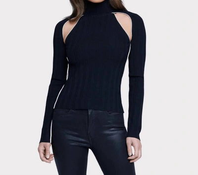 Shop L Agence Goldie Sweater In Black