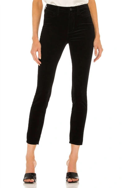 Shop L Agence Katrina Ultra High Rise Skinny Jean In Noir In Black