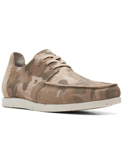 Shop Clarks Shacrelite Low Mens Suede Lifestyle Casual And Fashion Sneakers In Multi