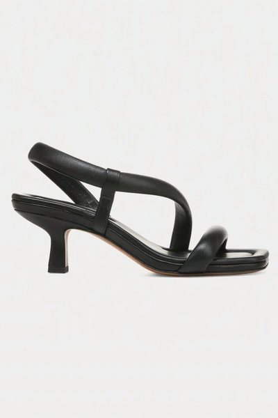 Shop Vince Women's Coline Leather Sandal In Black