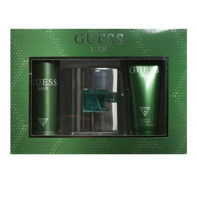 Shop Guess Men 3 Pc Gift - 2.5 oz Edt, 6 Oz. Deodorant Spray & 6.7 oz Shower Gel