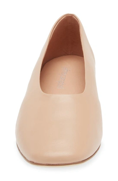 Shop Jeffrey Campbell Trustee Pump In Natural