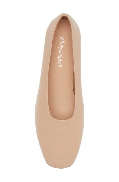 Shop Jeffrey Campbell Trustee Pump In Natural