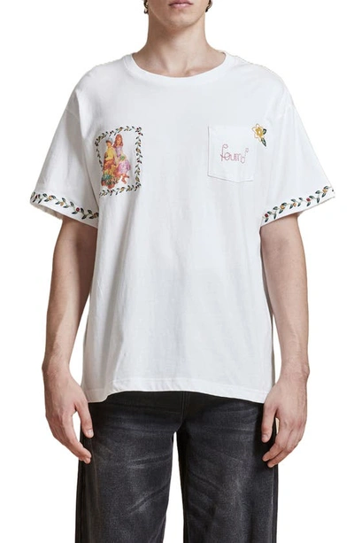 Shop Found Flower Children Graphic T-shirt In White