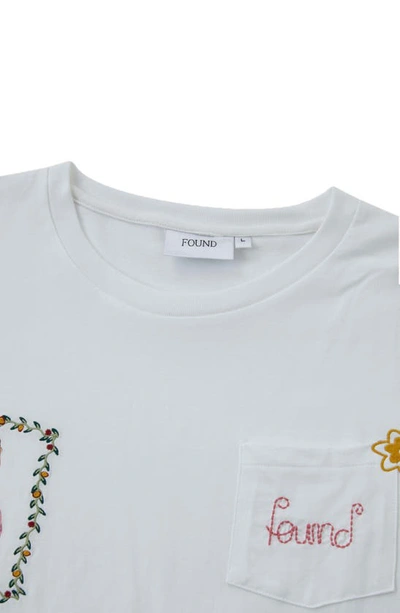 Shop Found Flower Children Graphic T-shirt In White