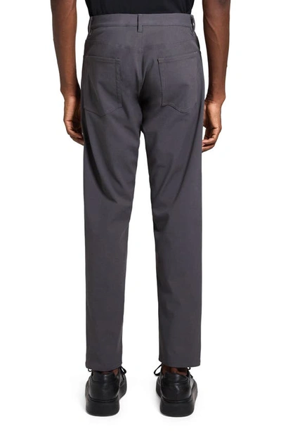 Theory Raffi Twill Pants In Dark Grey - B08