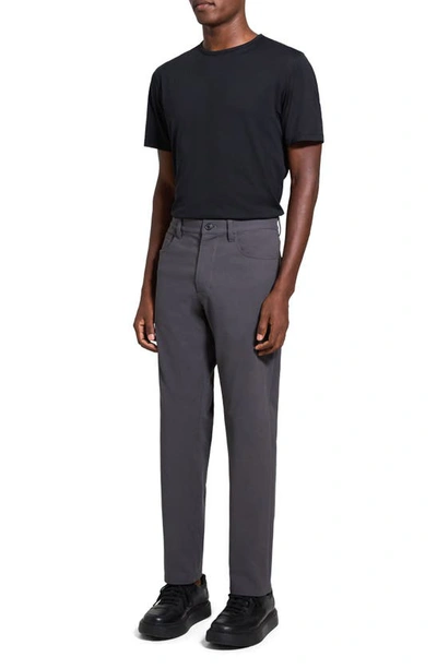 Theory Raffi Twill Pants In Dark Grey - B08
