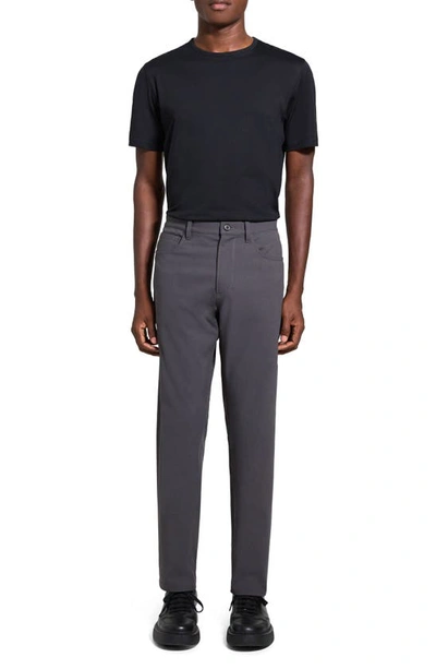 Theory Raffi Twill Pants In Dark Grey - B08