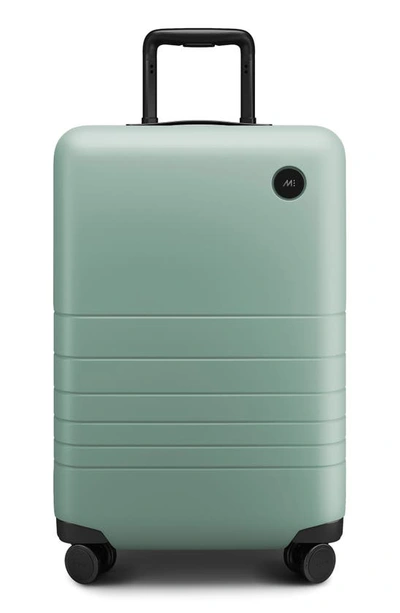 Shop Monos 30-inch Large Check-in Spinner Luggage In Sage Green
