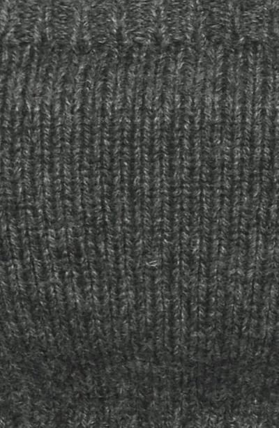 House Of Cb Sia Ribbed Sweater Bralette In Grey Melange