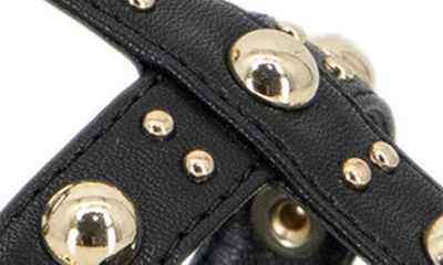 Kenneth Cole Women's Ruby Studded Gladiator Sandals In Black Pu