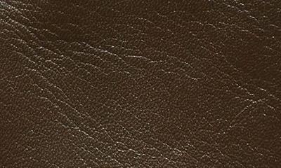 Saint Laurent Cassandre Logo Cashmere Lined Leather Gloves In Kaki/ Gold
