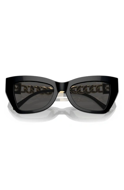 Shop Michael Kors Montecito 52mm Cat Eye Sunglasses In Black
