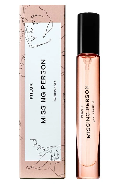 Phlur Eau De Parfum Missing Person En Vaporisateur De Voyage 0.32 oz / 9.5 ml