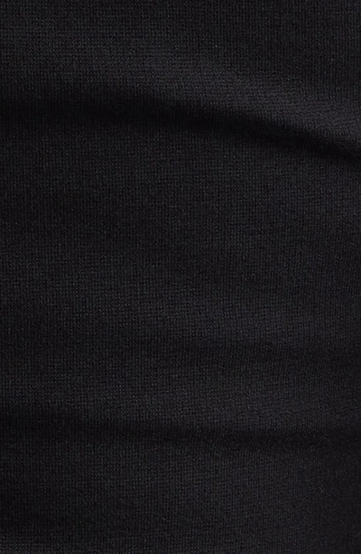 Akris Punto Scoop Back Cap Sleeve Jersey Top In 009 Black