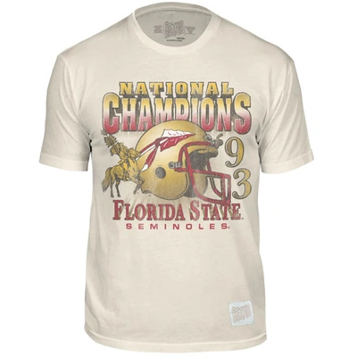 Shop Retro Brand Original   Cream Florida State Seminoles Retro T-shirt