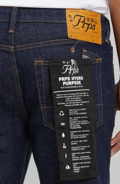 Shop Prps Empower Straight Leg Jeans In Rinse Dark