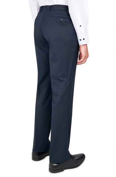 Shop Wrk W.r.k Tailored Slim Fit Pinstripe Suit In Navy