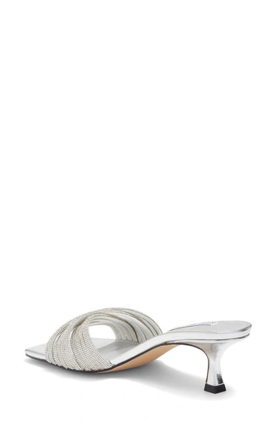 Shop Steve Madden Solange Slide Sandal In Silver