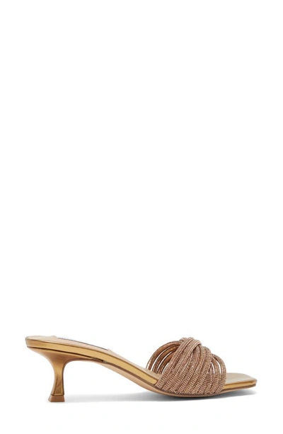 Steve Madden Solange Slide Sandal In Bronze