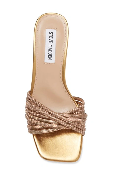 Steve Madden Solange Slide Sandal In Bronze